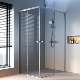 Душевой уголок AM.PM X-Joy W94G-403-12090-MТ 120х90 профиль Хром матовый стекло прозрачное